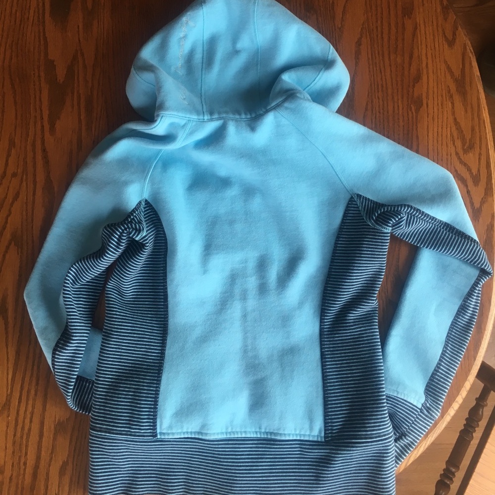 lululemon athletica Blue Striped Women's Sweatshirt - Picture 4 of 4